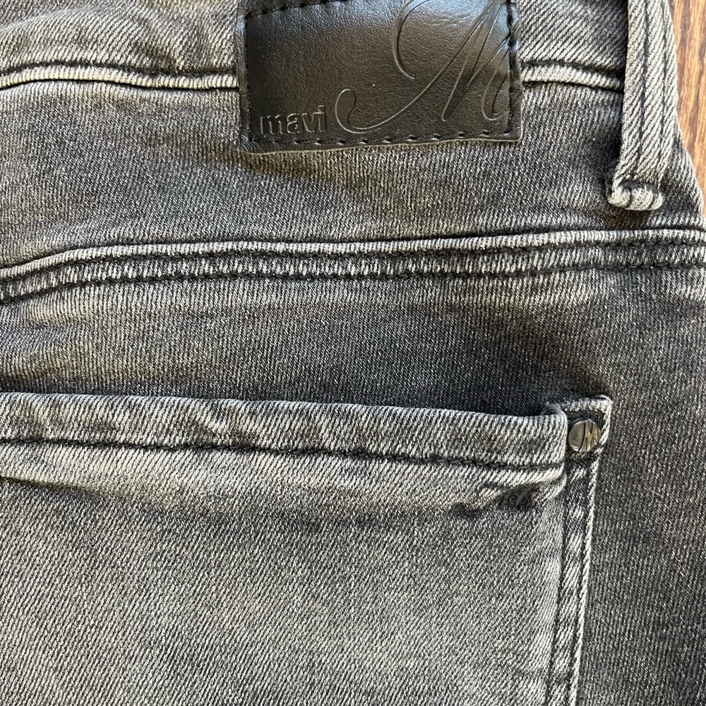 MAVI Gray Jeans 29x27. Embroidered ankles. - Picture 5 of 9
